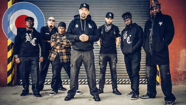 Ice-T mit seiner Band Body Count (Bild: Dirk Behlau, City4U-Grafik)