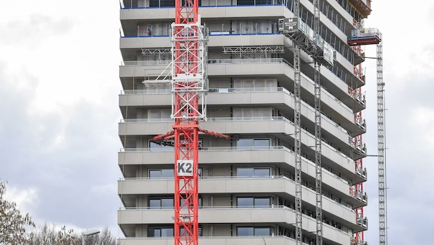 Auch im Brucknertower ist Wohnen nicht gerade billig. (Bild: Dostal Harald)