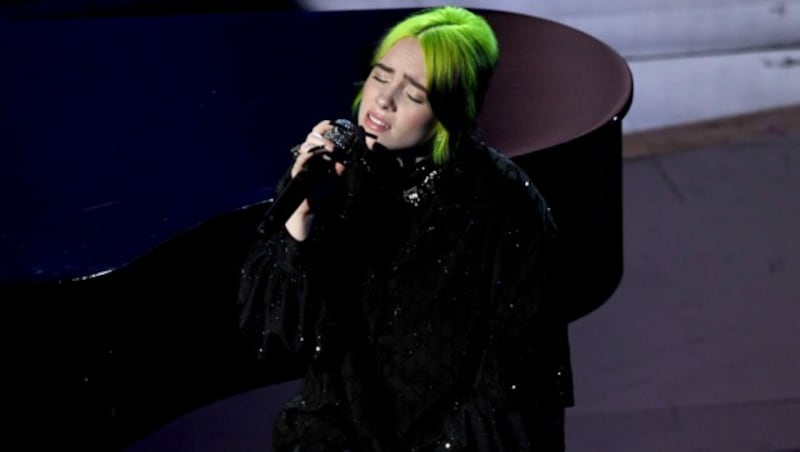 Billie Eilish bei den Oscars 2020 (Bild: AFP)