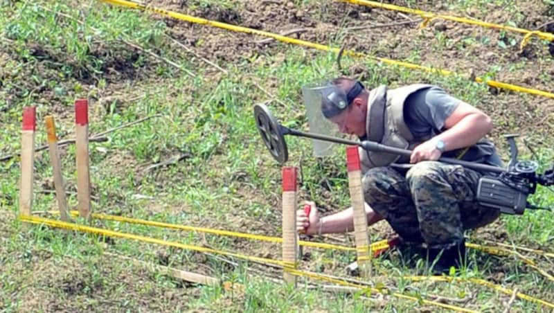 In Bosnien sind nach wie vor rund zwei Prozent der Landesfläche mit Landminen „kontaminiert“. (Bild: AFP)
