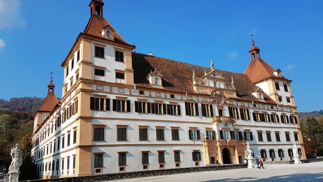 Seit dem Jahr 2010 zählt das Schloss Eggenberg neben der Grazer Altstadt zum Weltkulturerbe. (Bild: Radspieler Jürgen)