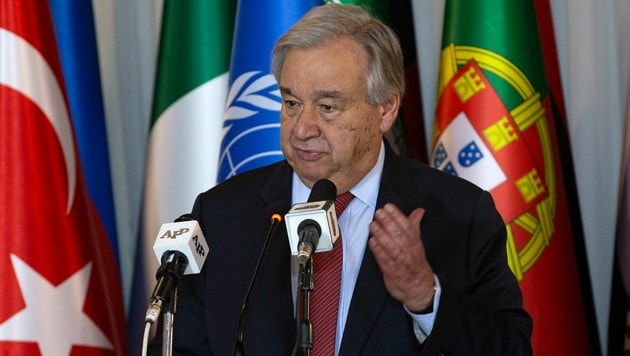 UN-Generalsekretär Antonio Guterres (Bild: Associated Press)