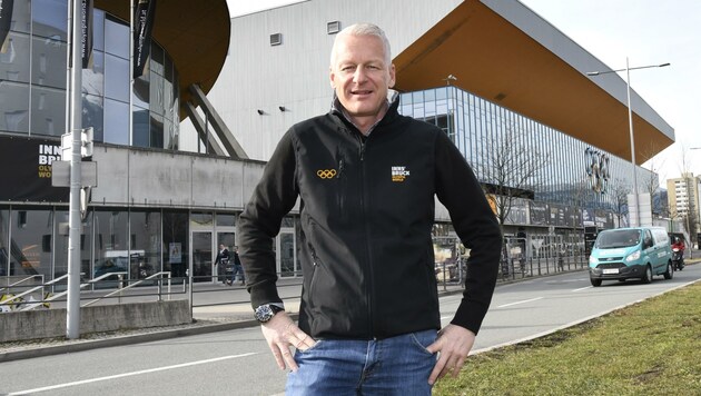 Matthias Schipflinger, Chef der Olympiaworld Innsbruck (Bild: Andreas Fischer)