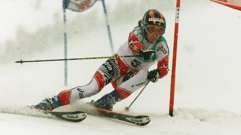 Anita Wachter skied to 19 victories in the Alpine World Cup in her career, making her still the most successful winter sportswoman from Vorarlberg. (Bild: Christof Birbaumer/Kronenzeitung)