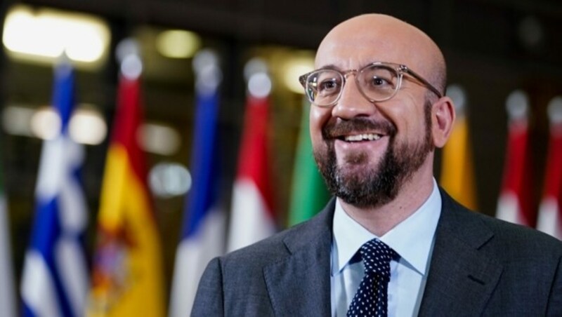 Ratspräsident Charles Michel muss sich gerade heftige Kritik an seinem Vorschlag für das mehrjährige EU-Budget anhören. (Bild: AFP)