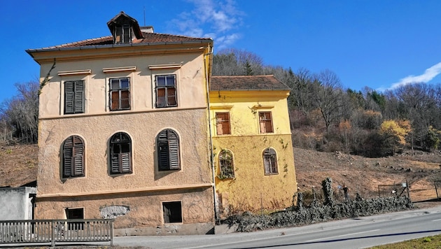 Die Bäume hinter diesem Haus wurden gerodet. (Bild: Sepp Pail)