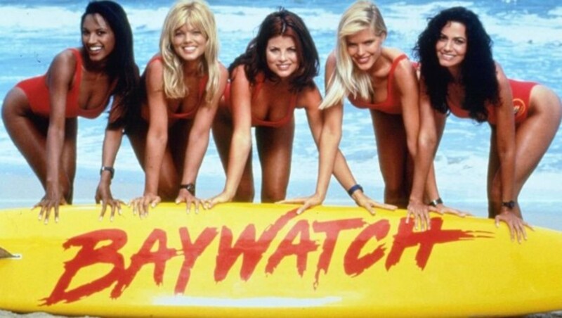 Die „Baywatch“-Rettungsschwimmerinnen sorgten in den 90ern für helle Begeisterung bei den TV-Zuschauern. (Bild: Viennareport)