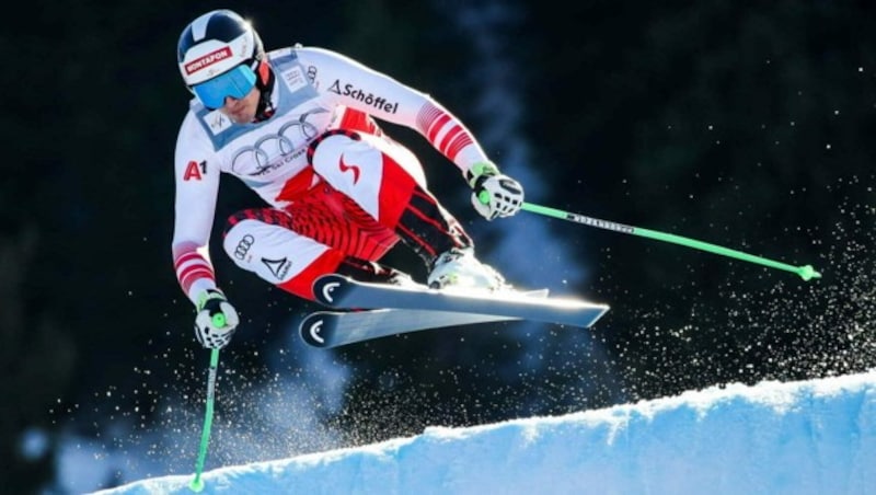 Das Montafon ist heuer nur als Kopfsponsor von Fredi Berthold im Skicross-Weltcup dabei (Bild: GEPA pictures)