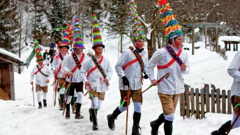 Traditionelles Faschingsrennen in der Region Murau (Bild: Steiermark Tourismus/ikarus.cc)