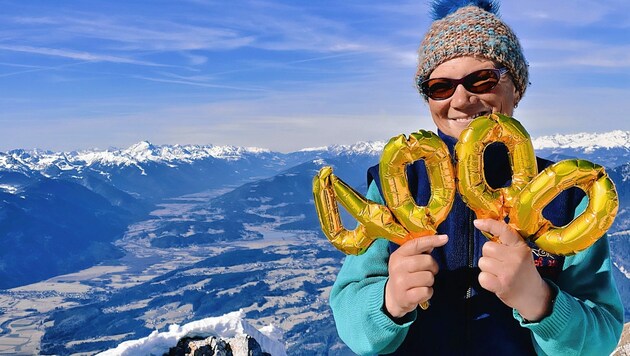 4000 Mal stand Pauline auf dem Dobratsch (Bild: Wallner Hannes)