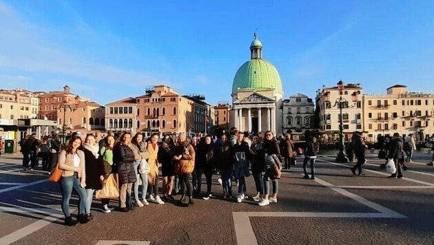 Alle WIMO-Schülerinnen, die in Venedig waren, sind untersucht worden. (Bild: WIMO Klagenfurt)
