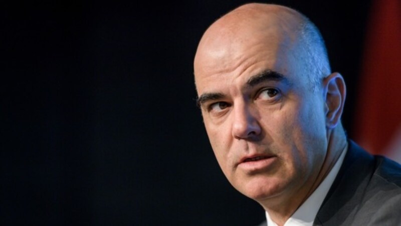 Schweizer Bundespräsident Alain Berset (Bild: AFP)