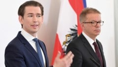 Bundeskanzler Sebastian Kurz und Gesundheitsminister Rudolf Anschober (Bild: APA/ROLAND SCHLAGER)