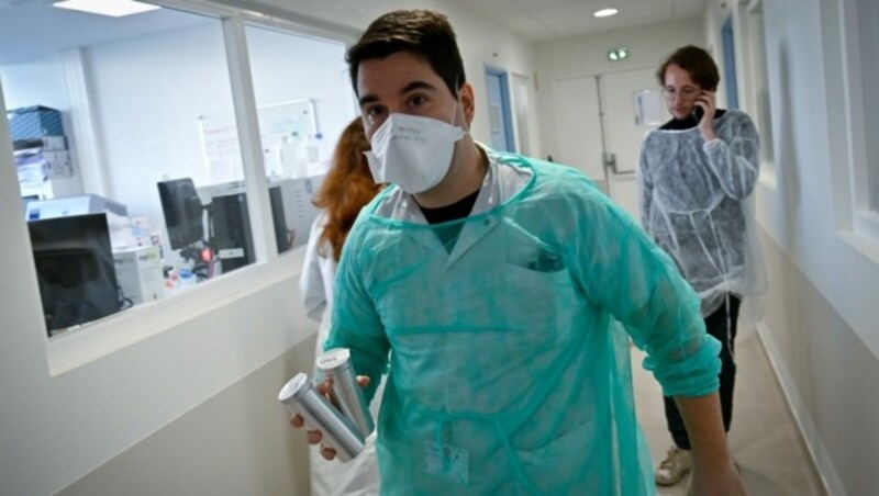 Coronavirus-Testungen in einem Krankenhaus in Marseille (Bild: AF)