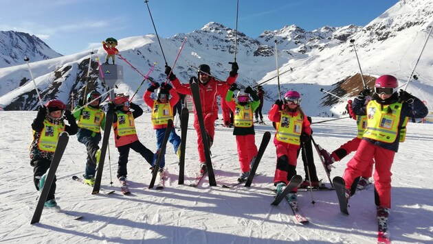 Die Assoziation Spaß und Ski soll wieder ins Unterbewusstsein der Kids (Bild: WK Landeck)