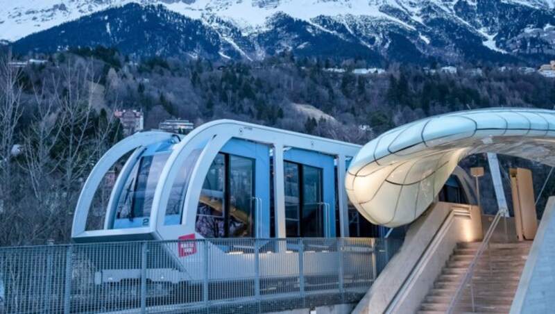 Die Talstation der Hungerburgbahn (Bild: APA/EXPA/JOHANN GRODER)