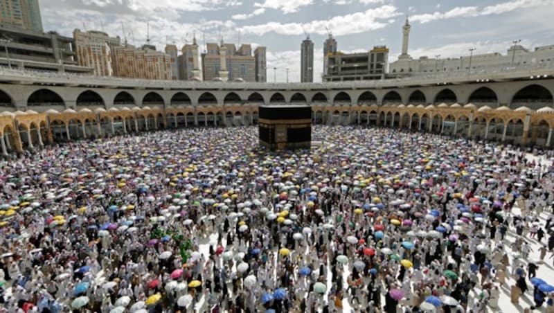 Menschenmassen beim Hadsch 2019 (Bild: APA/AFP/Abdel Ghani Bashir)