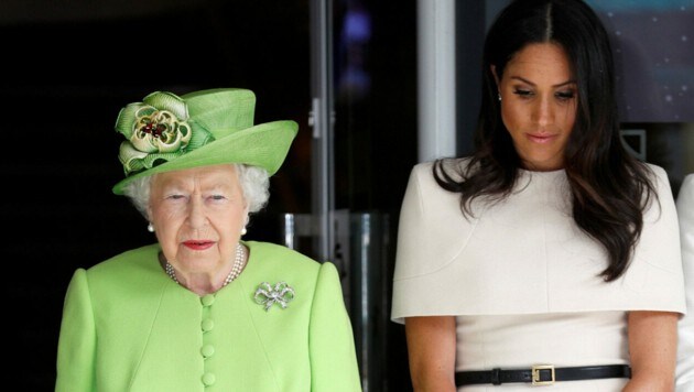 Queen Elizabeth und Herzogin Meghan (Bild: www.PPS.at)