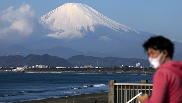 Blick auf den Fuji (Bild: ASSOCIATED PRESS)