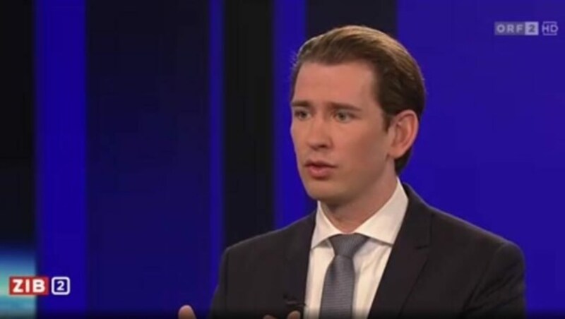 Am Donnerstagabend nahm Bundeskanzler Sebastian Kurz noch einmal zur aktuellen Situation bezüglich Coronavirus in Österreich Stellung. (Bild: Screenshot ORF)