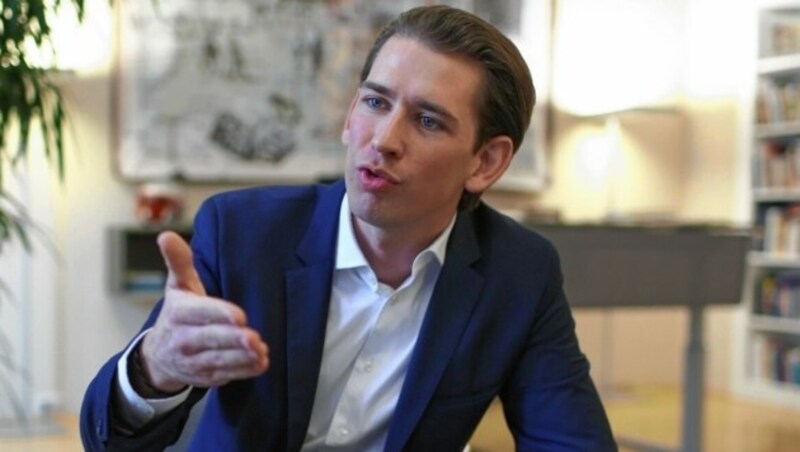 Kurz im „Krone“-Interview vor dem Abflug in die USA: „Gute Kontakte zu USA, Russland und China.“ (Bild: Gerhard Bartel)