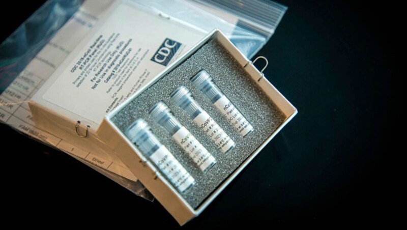 Test-Sets für das Coronavirus (Bild: AP)