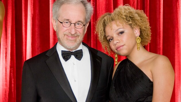 Steven Spielberg mit Tochter Mikaela (Bild: mptv / picturedesk.com)