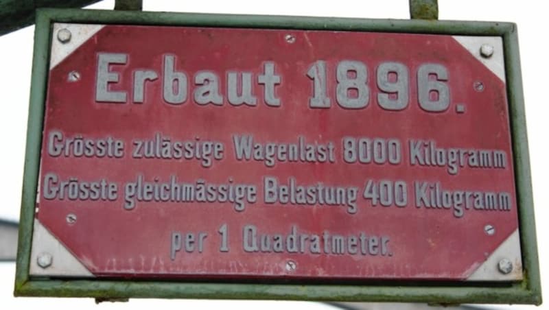 Die Lippitzbachbrücke wurde 1896 erbaut. (Bild: Gerlinde Schager)