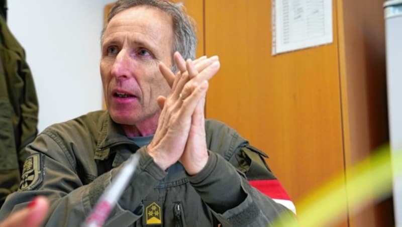 Oberst Ernst Trinkl: „Es gibt unterschiedliche Modelle zu den möglichen Flüchtlingsszenarien. Zu einer Eskalation wie 2015 kann es aber sicher nicht mehr kommen.“ (Bild: Sepp Pail)