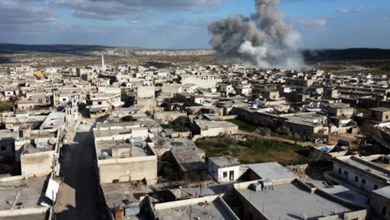 Gefechte in der Provinz Idlib (Bild: AFP)