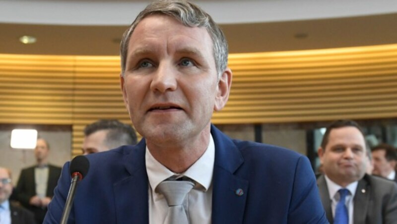 Ramelows Gegenkandidat Björn Höcke von der AfD (Bild: AFP)