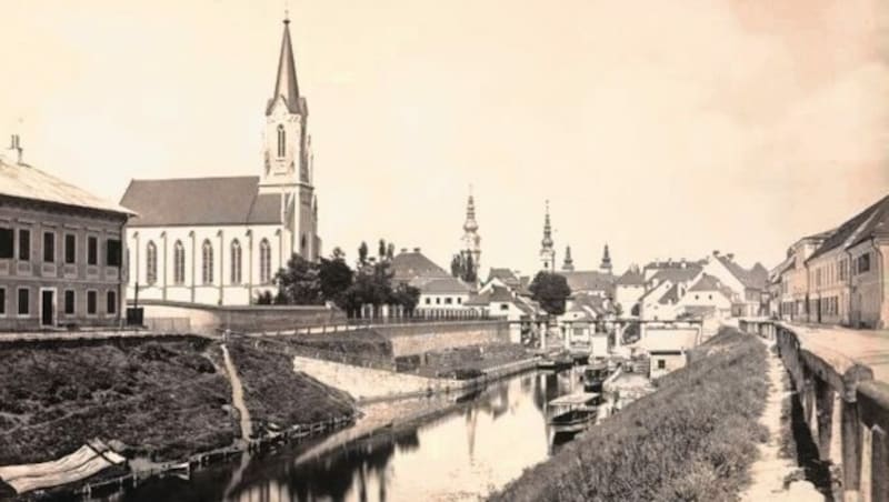 Hier ist die evangelische Johanneskirche zu sehen, deren Pfarrgemeinde 1864 gegründet wurde. (Bild: TAÖ/AAvK)