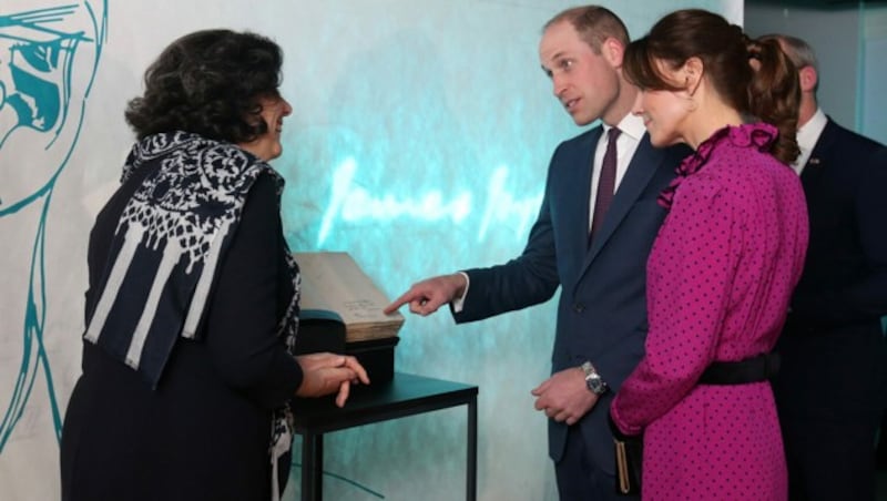 Herzogin Kate und Prinz William beim Besuch in Irland (Bild: AFP)