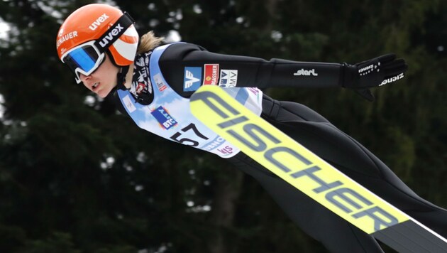 Marita Kramer (SK Saalfelden) sprang zu Gold. (Bild: ANTONIO BAT)