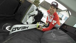 Lukas Feurstein darf seine Sachen für den Weltcupauftakt in Sölden packen. (Bild: Maurice Shourot)