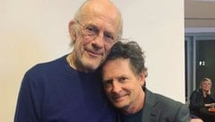 Reunion der „Zurück in die Zukunft“-Stars Michael J. Fox und Christopher Lloyd (Bild: www.instagram.com)