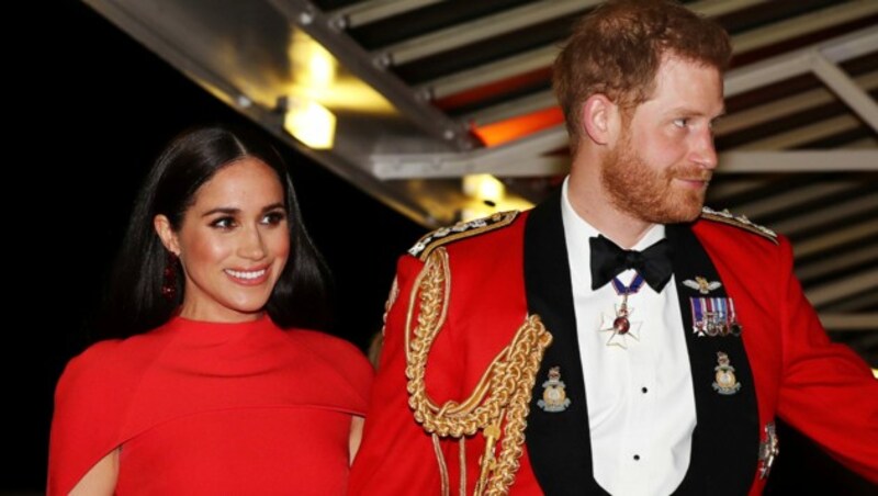 Herzogin Meghan und Prinz Harry (Bild: AFP)