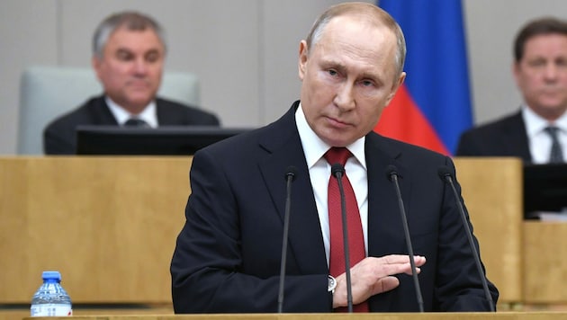 Putins vierte Amtszeit als Präsident endet 2024: Er hat aber bereits betont, dass er für eine weitere Amtszeit offen ist. (Bild: AFP)