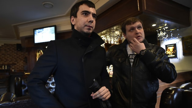 Wladimir „Vovan“ Kuznetsow, und Alexej „Lexus“ Stoljarow (Bild: AFP)