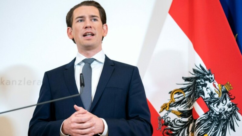 Bundeskanzler Sebastian Kurz (ÖVP) (Bild: APA/Georg Hochmuth)