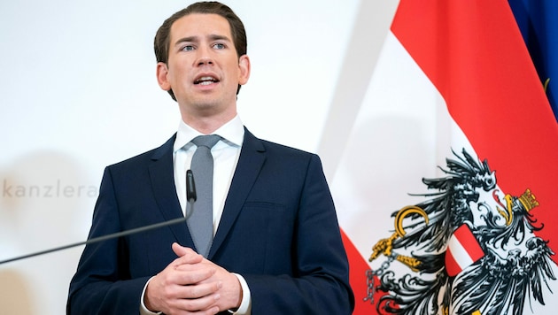 Bundeskanzler Sebastian Kurz (ÖVP) (Bild: APA/Georg Hochmuth)