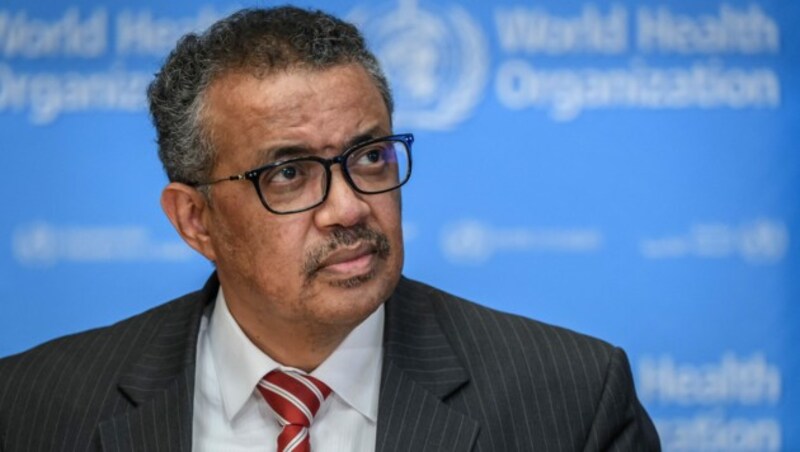 WHO-Generaldirektor Tedros Adhanom Ghebreyesus (Bild: AFP)