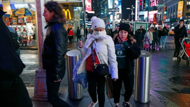 Touristen am Times Square in New York (Bild: AFP)