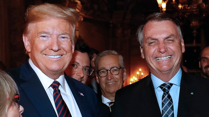 Gute Freunde: Donald Trump und Jair Bolsonaro