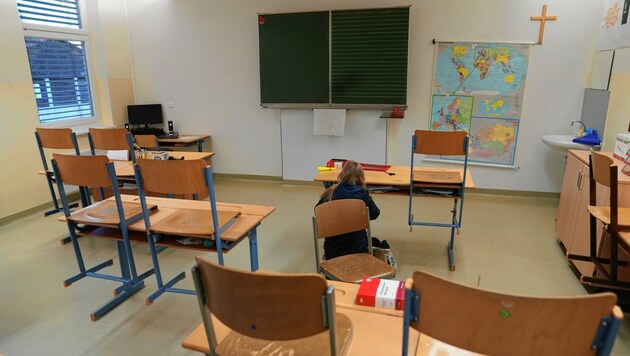Sechs von sieben Wiener Schulen haben am 25. Oktober schulautonom zu. (Bild: Sepp Pail)