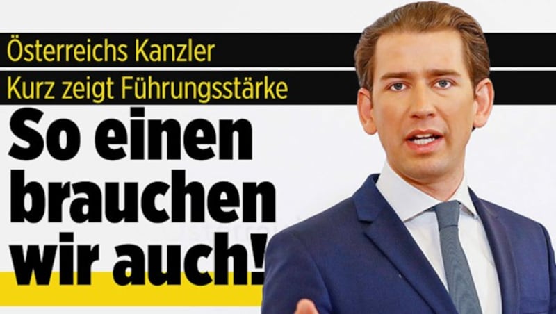 „So einen brauchen wir auch!“, ist sich die „Bild“ sicher. (Bild: Screenshot bild.de)