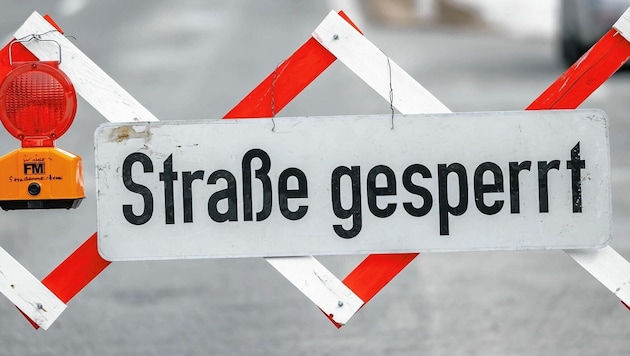 Gesperrt ist die Innerkremser Landesstraße von Kremsbrücke/Ortsgebiet-Ende bis Vorderkrems (Bild: Gerhard Schiel (Symbolbild))