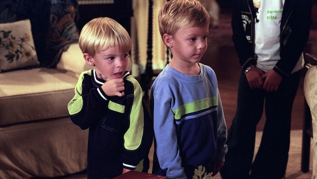 Nikolas Brino und Lorenzo Brino als Camden-Zwillinge in der Serie „Eine himmlische Familie“ (Bild: Everett Collection / picturedesk.com)