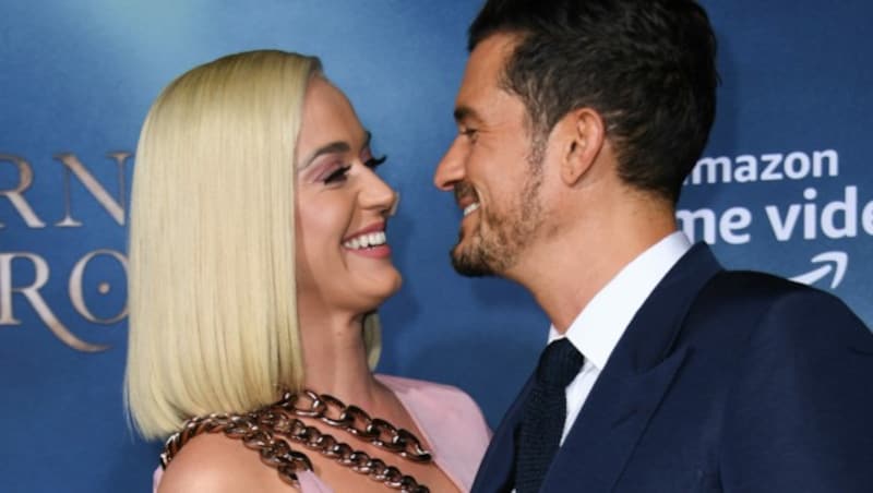 Katy Perry und Orlando Bloom (Bild: AFP)