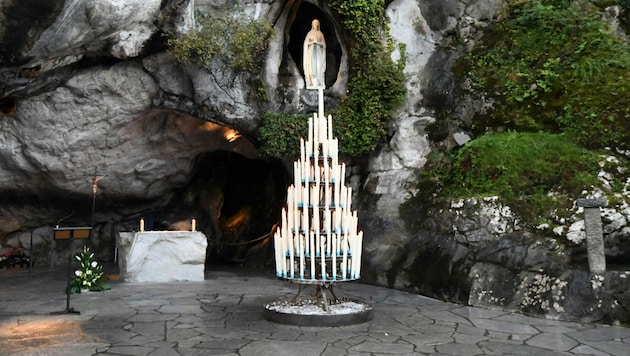 Die Wallfahrtsstätte Lourdes (Bild: AFP)